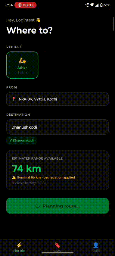 EVidey App Demo
